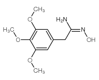 n-hydroxy-2-(3,4,5-trimethoxy-phenyl)-acetamidine结构式