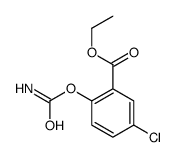 ethyl 2-carbamoyloxy-5-chlorobenzoate结构式