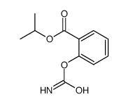 propan-2-yl 2-carbamoyloxybenzoate结构式