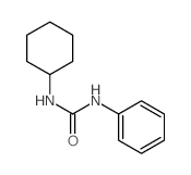 N-CYCLOHEXYL-N-PHENYLUREA结构式