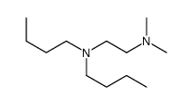 N',N'-dibutyl-N,N-dimethylethane-1,2-diamine结构式