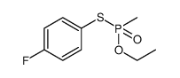 Phosphonothioic acid, methyl-, O-ethyl S-(4-fluorophenyl) ester结构式