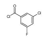 3-Chloro-5-fluorobenzoyl chloride结构式