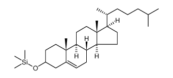 Cholest-5-ene, 3-[(trimethylsilyl)oxy]结构式
