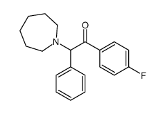 2-(azepan-1-yl)-1-(4-fluorophenyl)-2-phenylethanone结构式