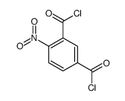 4-nitrobenzene-1,3-dicarbonyl chloride结构式