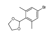 2-(4-bromo-2,6-dimethylphenyl)-1,3-dioxolane结构式