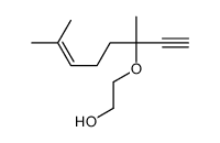 2-(3,7-dimethyloct-6-en-1-yn-3-yloxy)ethanol结构式