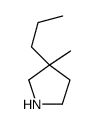 3-methyl-3-propylpyrrolidine结构式