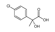 (r)-2-hydroxy-2-methyl(4-chlorobenzene)acetic acid结构式