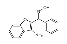 N-[(3-amino-1-benzofuran-2-yl)-phenylmethylidene]hydroxylamine结构式