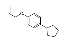 1-cyclopentyl-4-prop-2-enoxybenzene结构式
