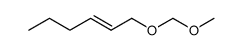 2-Hexene, 1-(methoxymethoxy)-, (2E)结构式