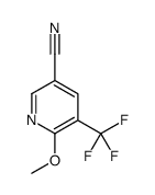 6-甲氧基-5-(三氟甲基)烟腈结构式