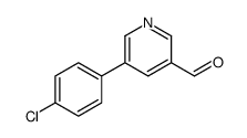 5-(4-CHLOROPHENYL)NICOTINALDEHYDE结构式