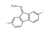 (2,7-dichlorofluoren-9-ylidene)hydrazine结构式