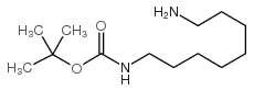 1-叔丁氧羰基-1,8-二氨基辛烷结构式