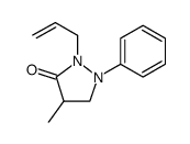 3-Pyrazolidinone, 4-methyl-1-phenyl-2-(2-propen-1-yl)结构式