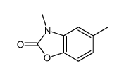 3,5-dimethyl-1,3-benzoxazol-2-one结构式