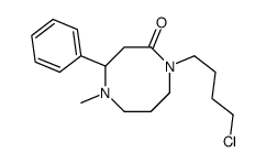 1-(4-chlorobutyl)-5-methyl-4-phenyl-1,5-diazocan-2-one结构式