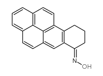 9,10-Dihydro-1-benzo[a]pyrene-7(8H)-one Oxime结构式