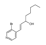 1-(3-bromopyridin-4-yl)oct-1-en-3-ol结构式