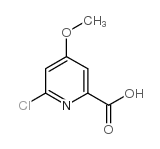 6-氯-4-甲氧基吡啶-2-甲酸结构式