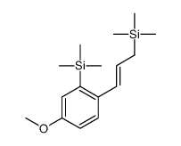 3-(4-methoxy-2-trimethylsilylphenyl)prop-2-enyl-trimethylsilane结构式