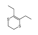 5,6-diethyl-2,3-dihydro-1,4-dithiine结构式