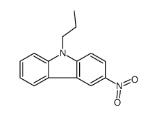 3-nitro-9-propylcarbazole结构式