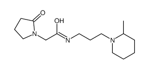 N-[3-(2-methylpiperidin-1-yl)propyl]-2-(2-oxopyrrolidin-1-yl)acetamide结构式