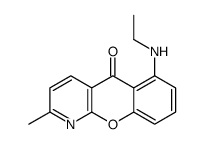6-(ethylamino)-2-methylchromeno[2,3-b]pyridin-5-one结构式
