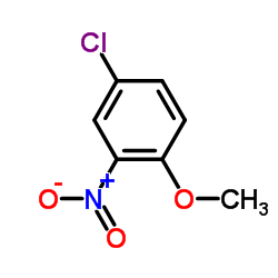 2-硝基-4-氯苯甲醚结构式