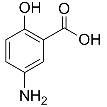 美沙啦嗪(5-氨基水杨酸)结构式