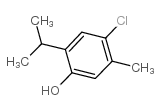 4-氯-2-异丙基-5-甲基苯酚结构式