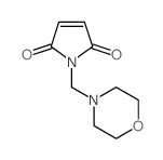 1-(morpholin-4-ylmethyl)pyrrole-2,5-dione结构式