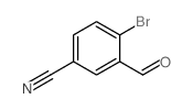 4-溴-3-甲酰苯甲腈结构式