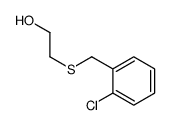 2-[(2-chlorophenyl)methylsulfanyl]ethanol结构式