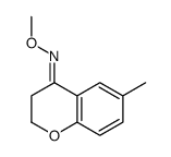 (E)-N-methoxy-6-methyl-2,3-dihydrochromen-4-imine结构式