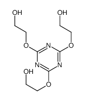 2-[[4,6-bis(2-hydroxyethoxy)-1,3,5-triazin-2-yl]oxy]ethanol结构式