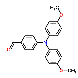4-二对甲氧基苯胺基苯甲醛结构式