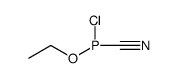 Phosphorochloridocyanidous acid, ethyl ester结构式