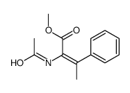 methyl 2-acetamido-3-phenylbut-2-enoate结构式