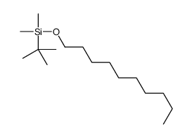 tert-butyl-decoxy-dimethylsilane结构式