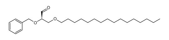 Propanal, 3-(hexadecyloxy)-2-(phenylmethoxy)-, (R)结构式