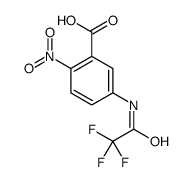2-nitro-5-[(2,2,2-trifluoroacetyl)amino]benzoic acid结构式