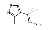 4-Isothiazolecarboxylic acid,3-methyl-,hydrazide结构式