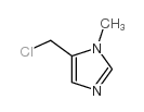5-(CHLOROMETHYL)-1-METHYL-1H-IMIDAZOLE结构式