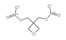 [3-(nitrooxymethyl)oxetan-3-yl]methyl nitrate结构式