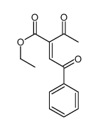 ethyl 2-acetyl-4-oxo-4-phenylbut-2-enoate结构式